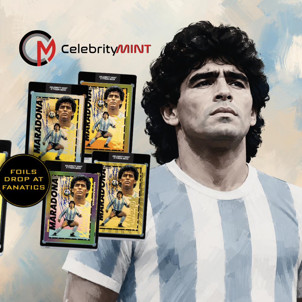 Celebrity Mint Launches Maradona Collectible at Fanatics Fest NYC