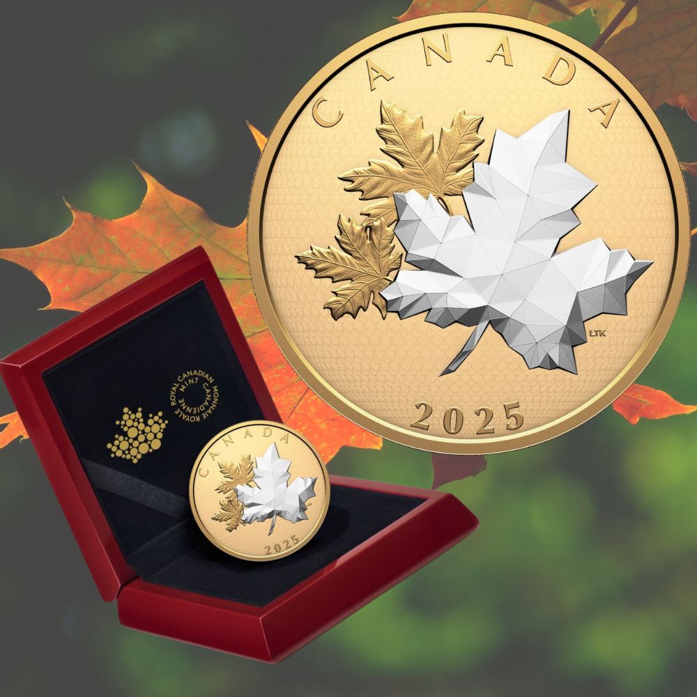 Maple Leaves in Motion – 5 oz Fine Silver Coin