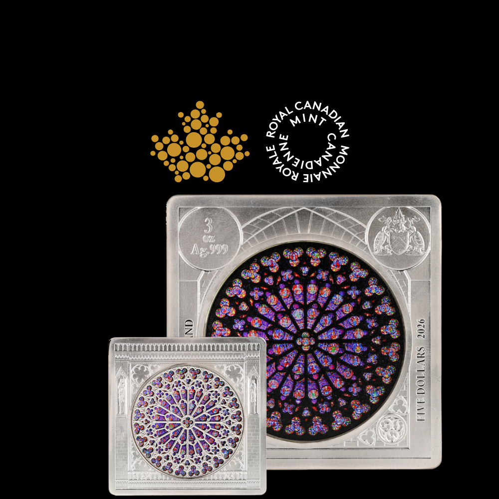Royal Canadian Mint Rose Window Coin Series