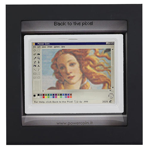 Paint Back to the Pixel 2 Oz Silver Coin 2025