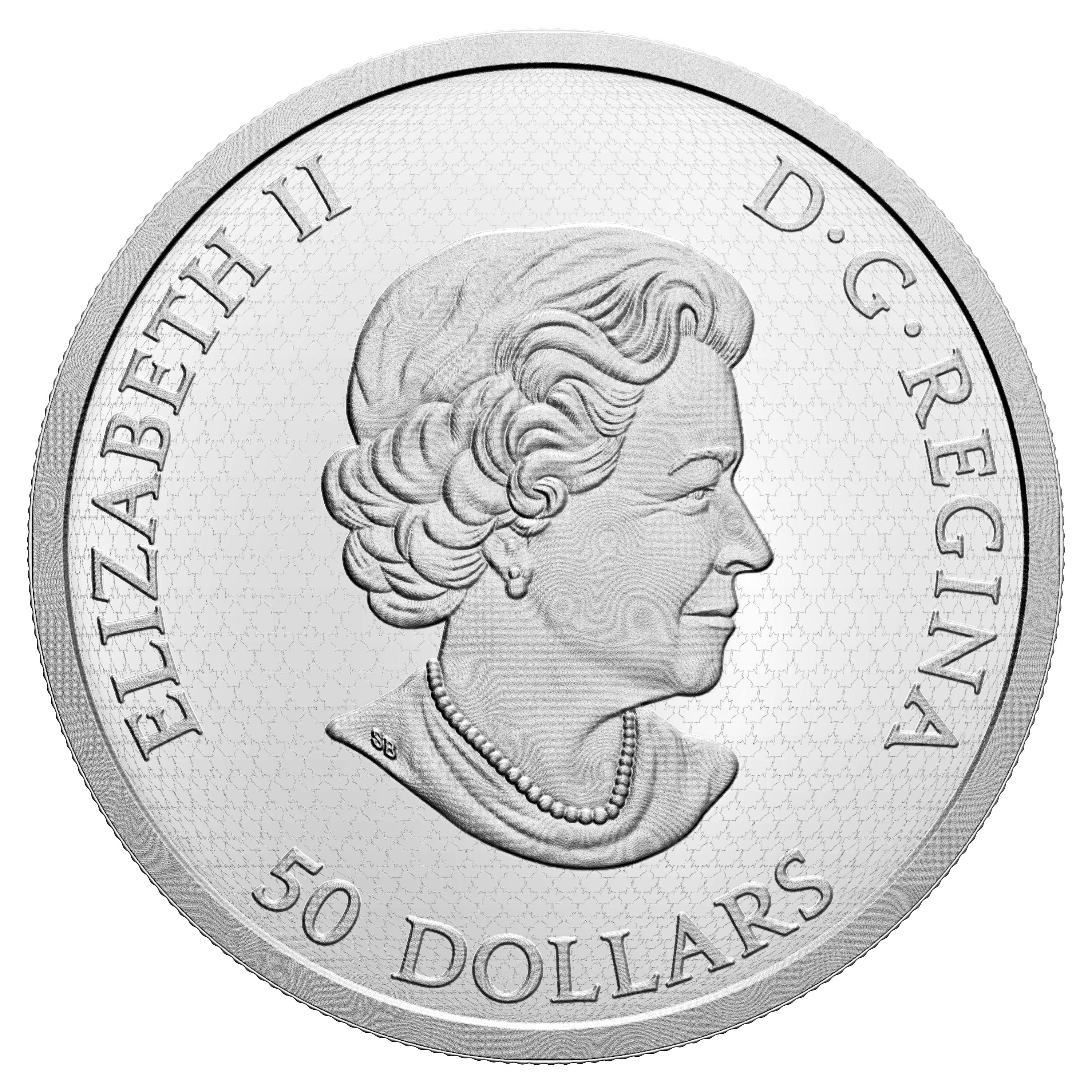 HUMMINGBIRD AND THE BLOOM 5 Oz Silver Coin $50 Canada 2020