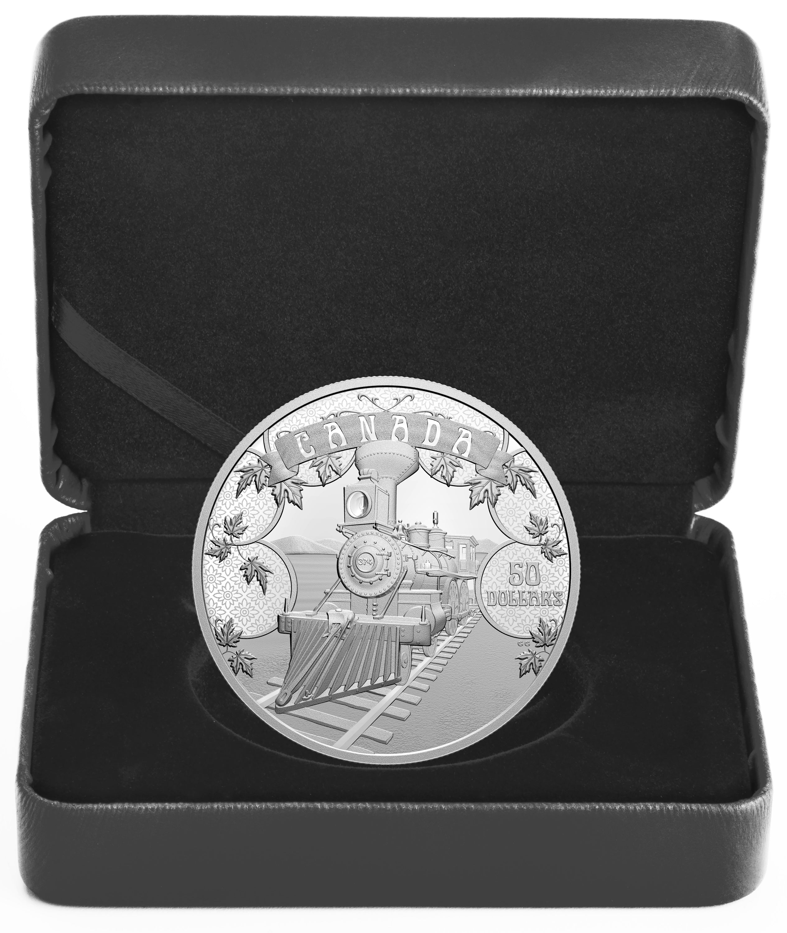 AN EMERGING COUNTRY First 100 Years of Confederation Rail Silver Coin $50 Canada 2021
