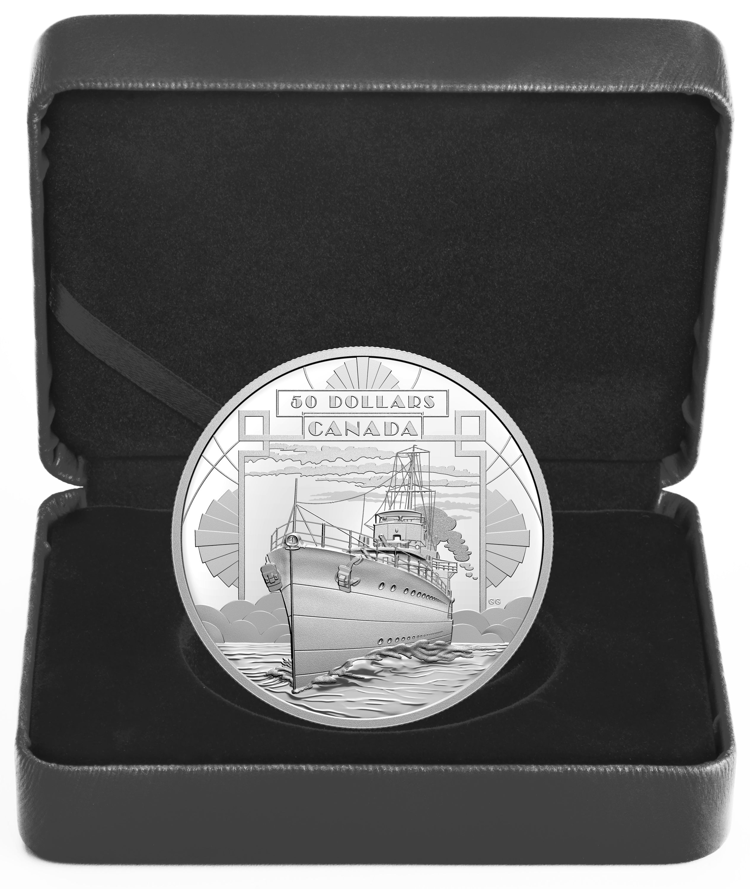 COMING OF AGE First 100 Years of Confederation Boat Silver Coin $50 Canada 2021