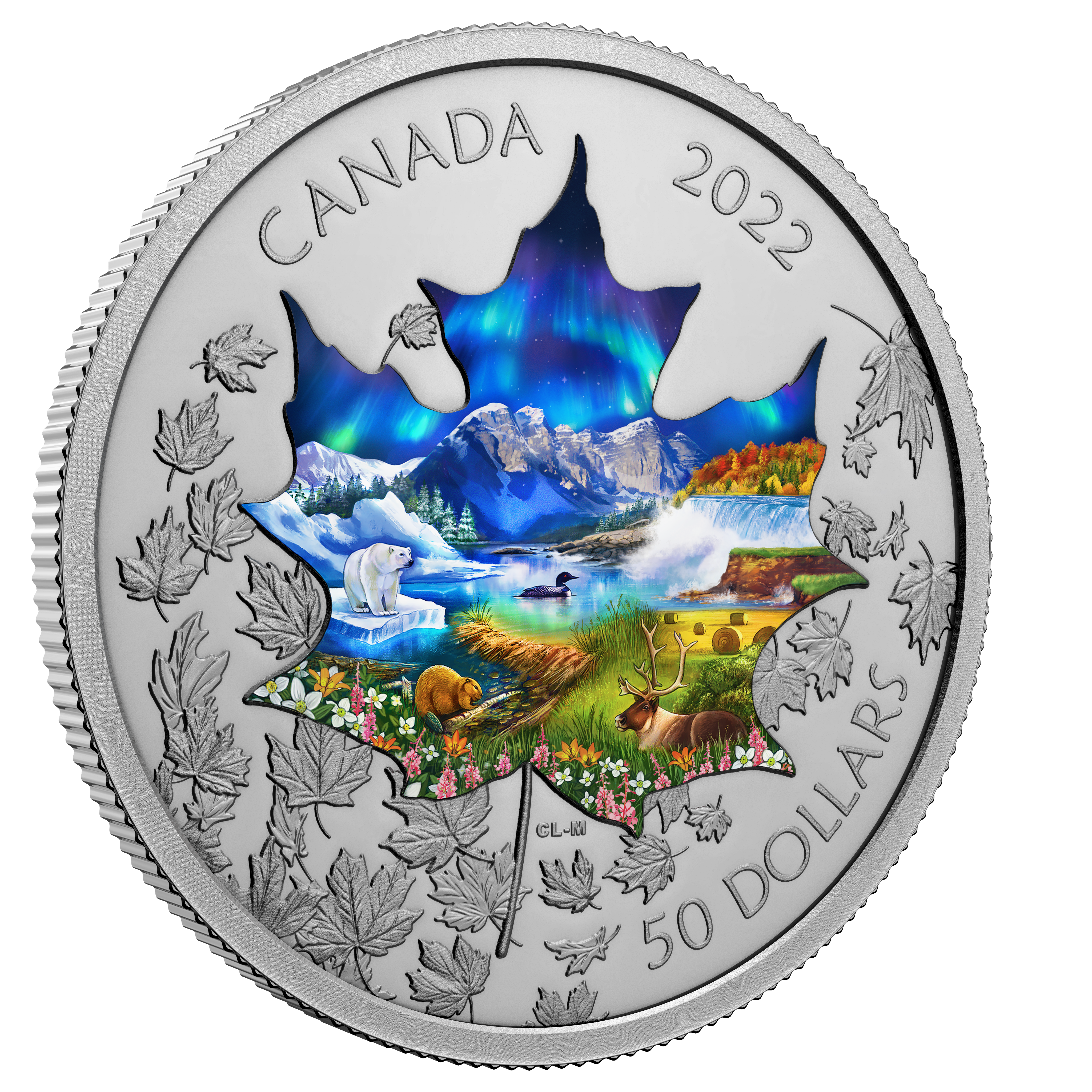 CANADIAN COLLAGE 3 Oz Silver Coin $50 Canada 2022