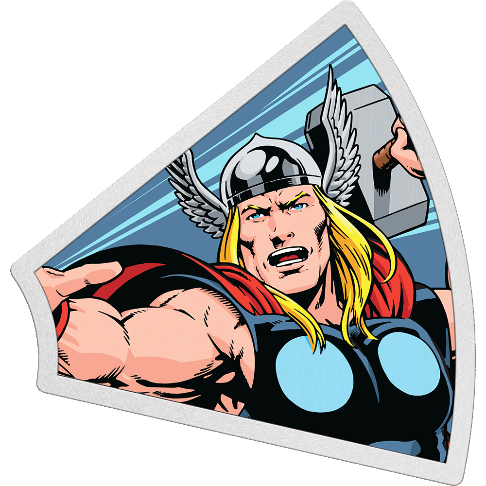 THOR Marvel Avengers 60th Anniversary 1 Oz Silver Coin $2 Niue 2023 - Parthava Coin