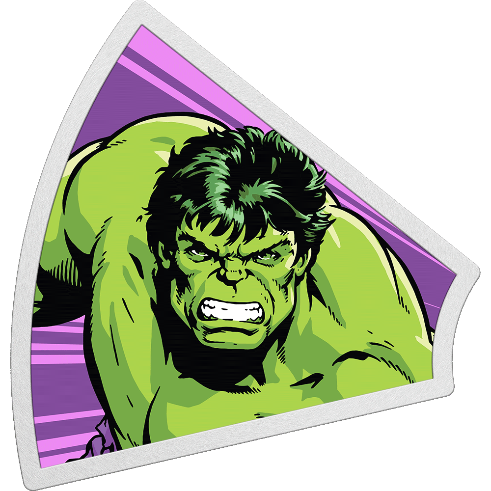 HULK Marvel Avengers 60th Anniversary 1 Oz Silver Coin $2 Niue 2023 - Parthava Coin
