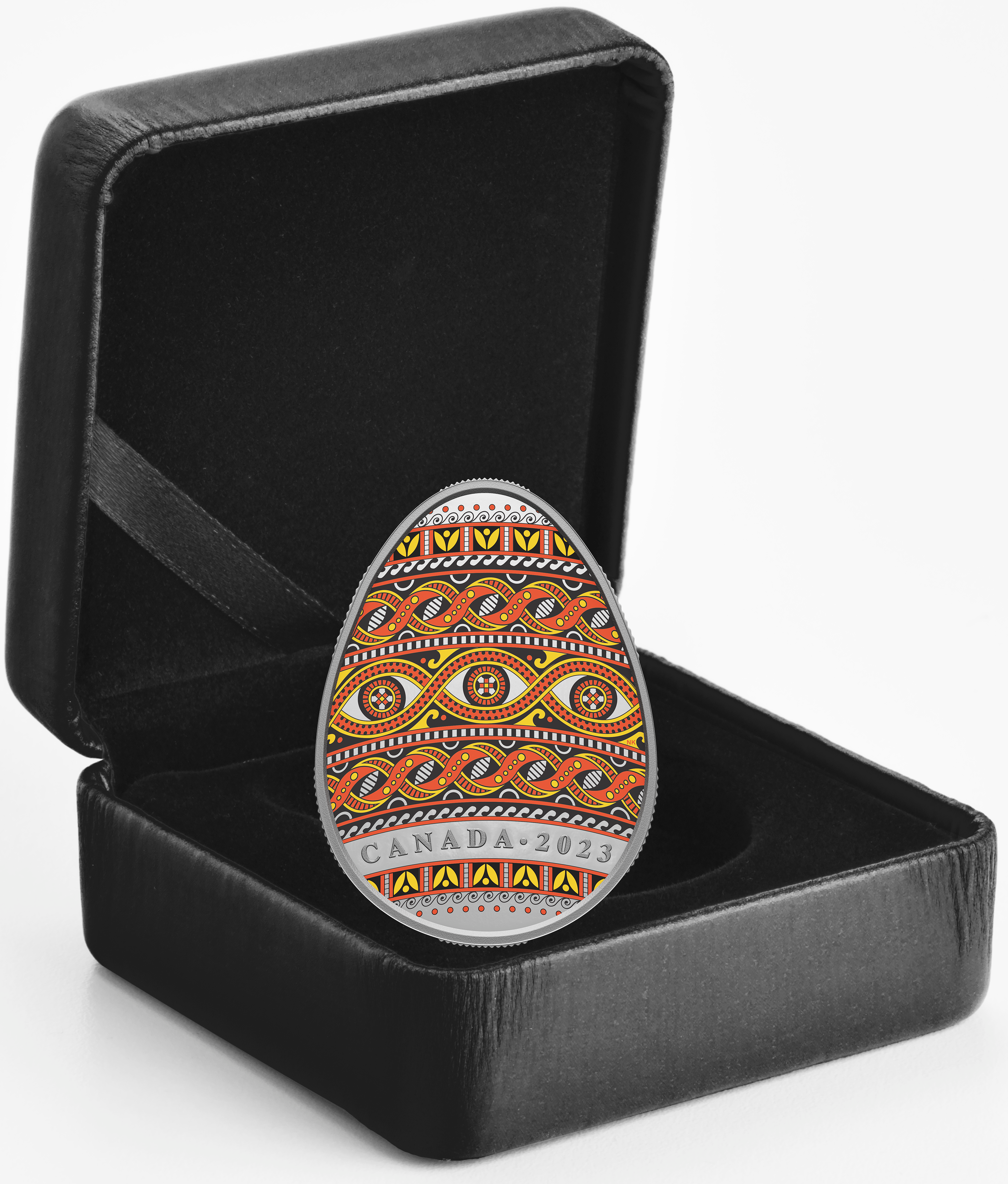 PYSANKA Shaped 1 Oz Silver Coin $20 Canada 2023