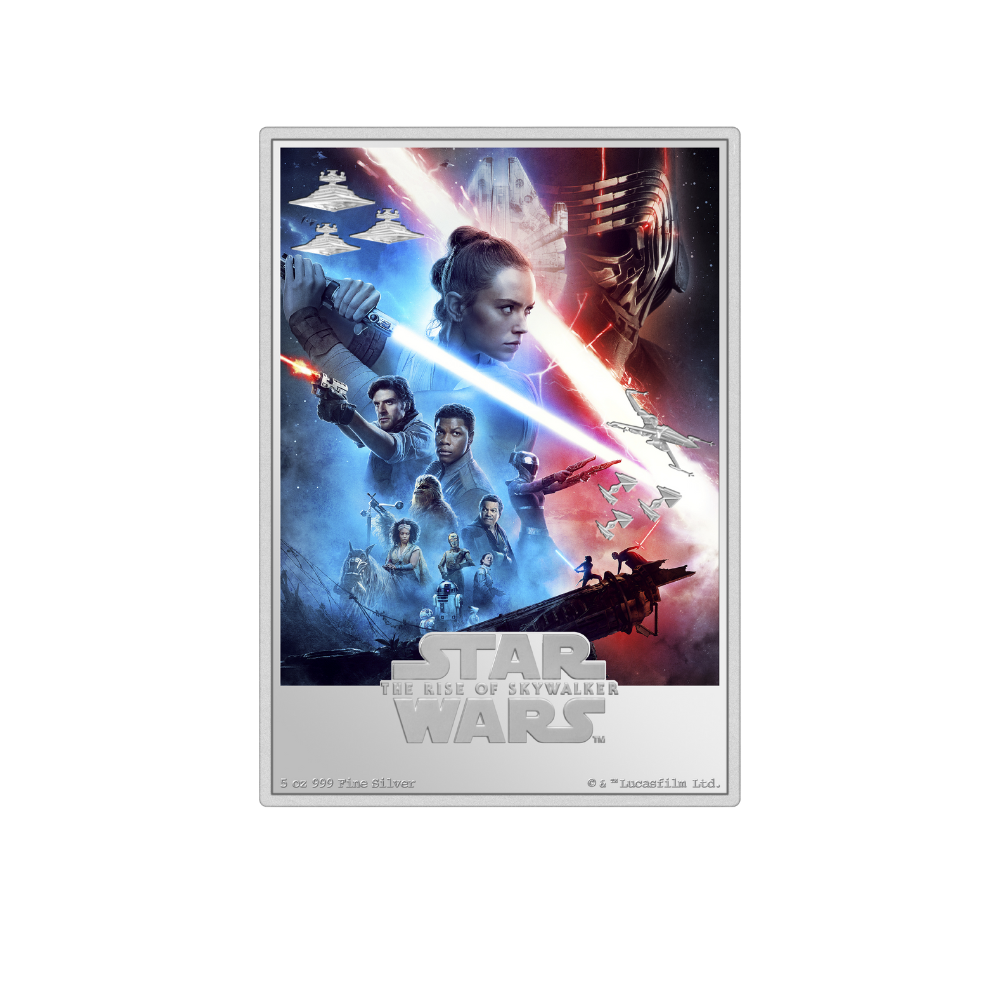 RISE OF SKYWALKER Star Wars™ 5 Oz Silver Coin $10 Niue 2024