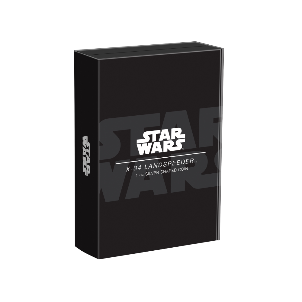 LANDSPEEDER Star Wars Vehicles 1 Oz Silver Coin $2 Niue 2024