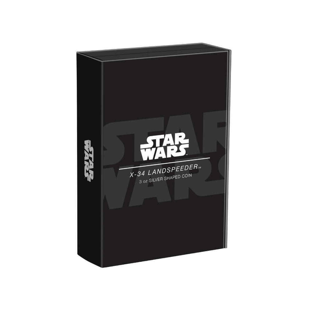 LANDSPEEDER Star Wars Vehicles 3 Oz Silver Coin $10 Niue 2024
