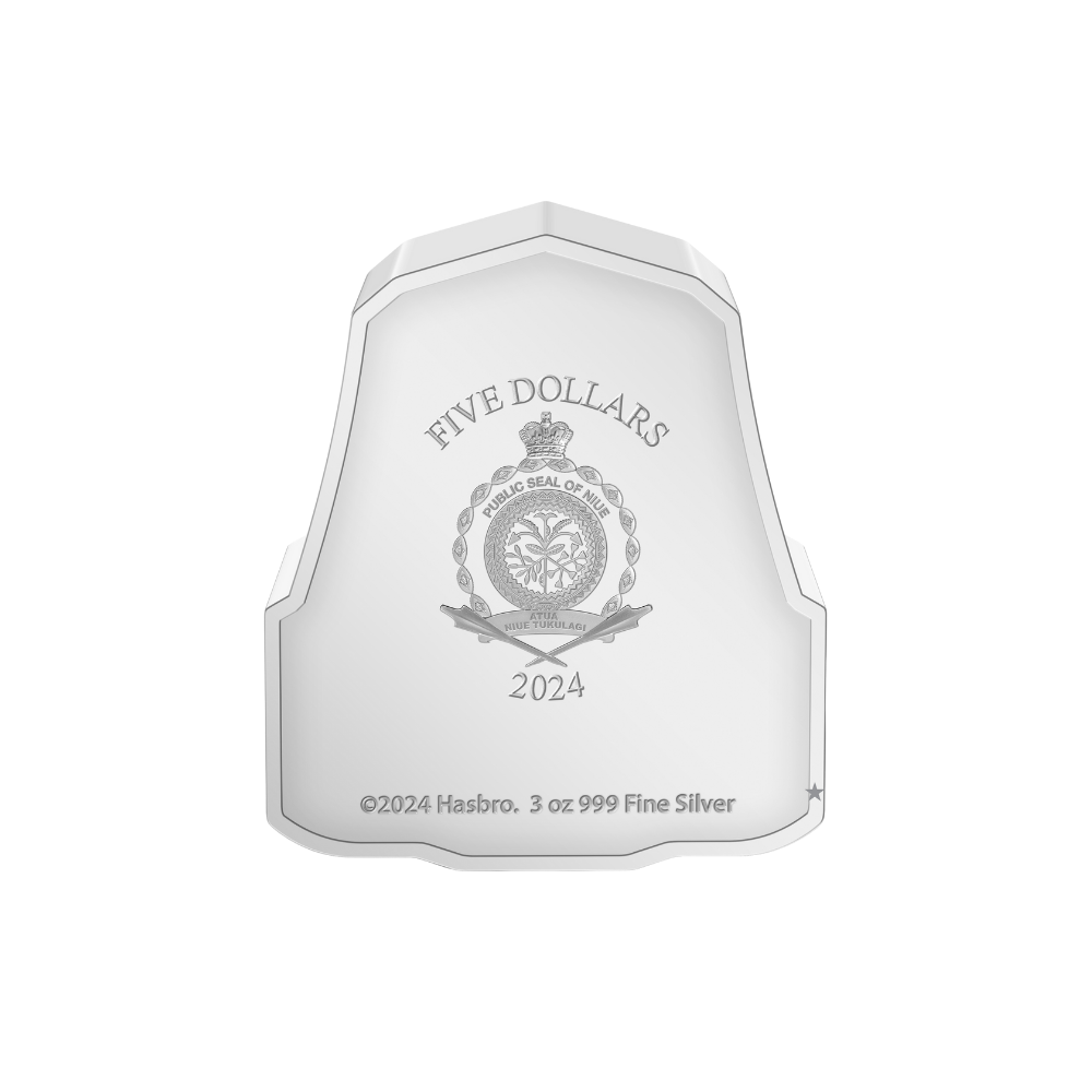 MEGATRON 40th Anniversary 3 Oz Silver Coin $5 Niue 2024