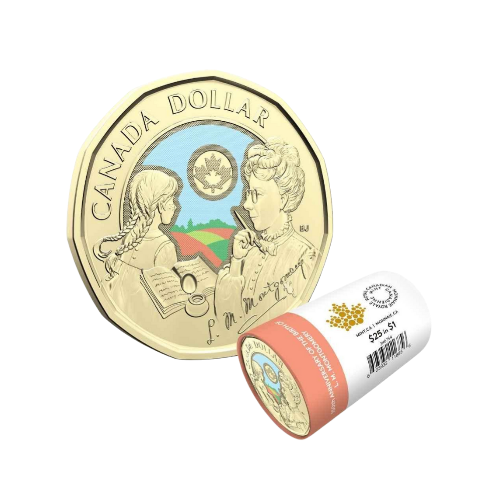 2024 $1 150th Anniversary of the Birth of L. M. Montgomery Colourized Special Wrap Roll