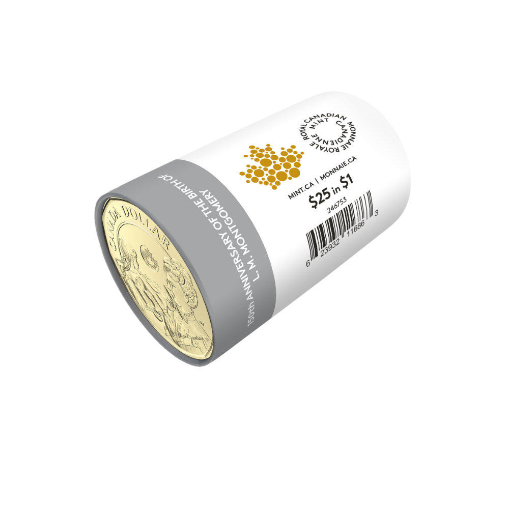 2024 $1 150th Anniversary of the Birth of L. M. Montgomery Non-colourized Special Wrap Roll