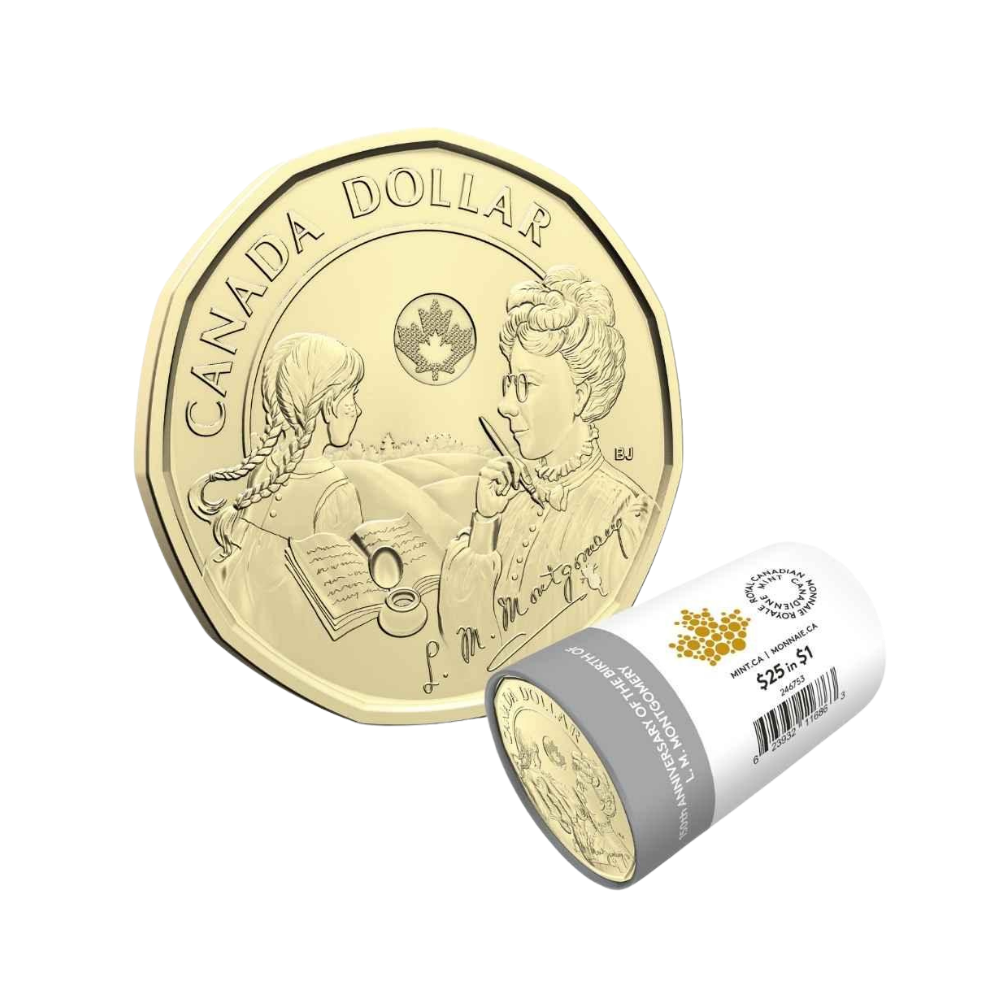 2024 $1 150th Anniversary of the Birth of L. M. Montgomery Non-colourized Special Wrap Roll