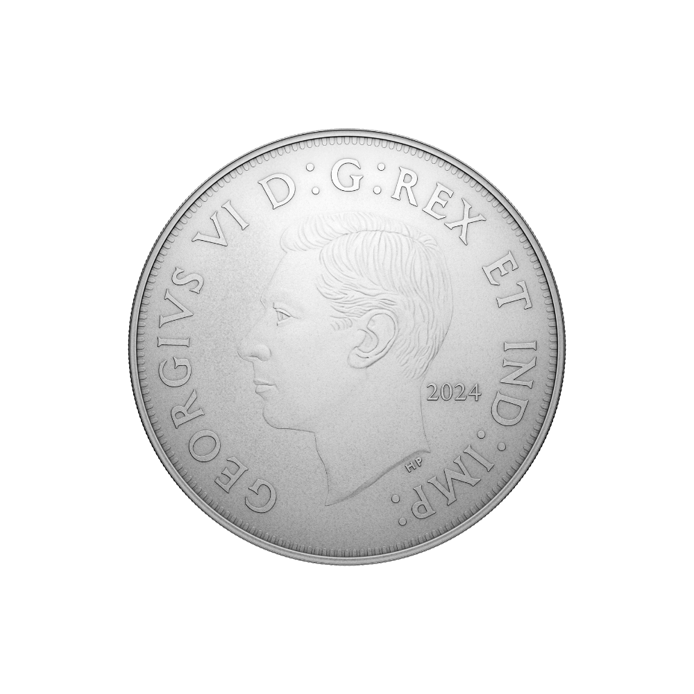 Emanuel Hahn’s Original Sketch Parliament 5 Oz Fine Silver Coin