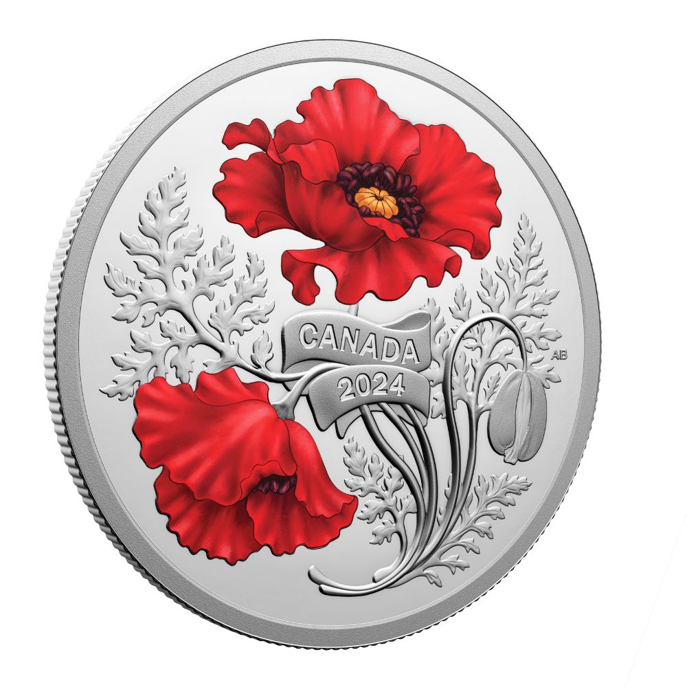 Remembrance Day 1 Oz Silver Coin $20 Canada 2024 - PARTHAVA COIN