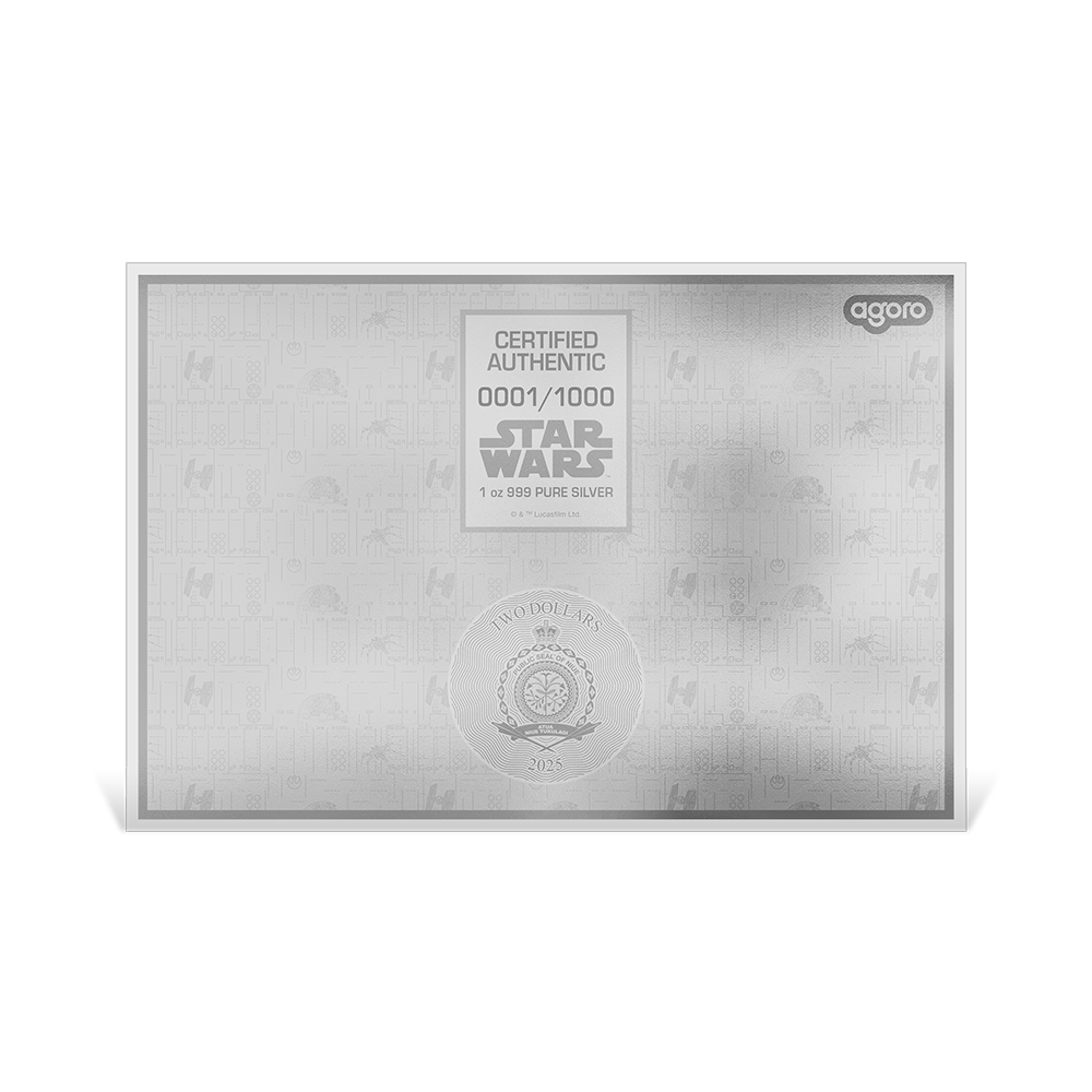 Star Wars™ Tie Fighter / SF™ Blueprint Silver Foil