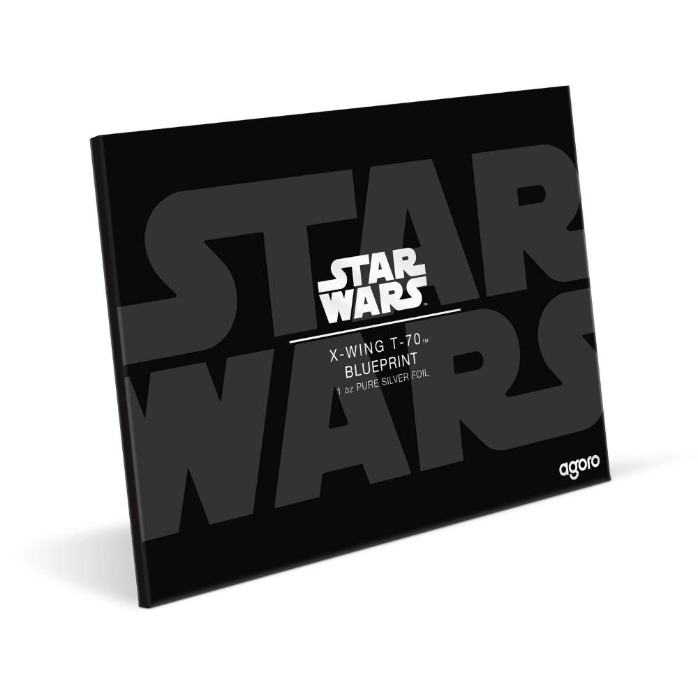 Star Wars™ X-Wing T-70™ Blueprint Silver Foil packaging