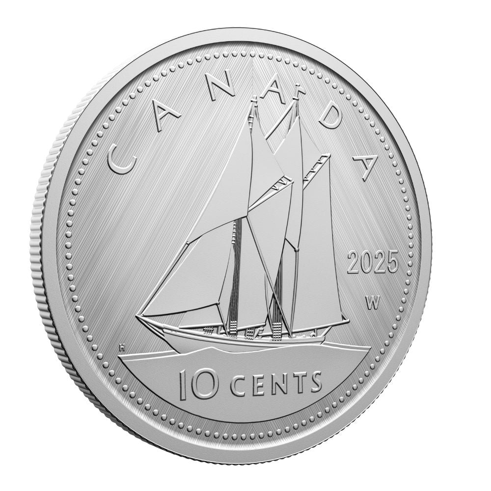 W Mint Mark Bluenose 1 Oz Silver Coin Canada 2025 - PARTHAVA COIN