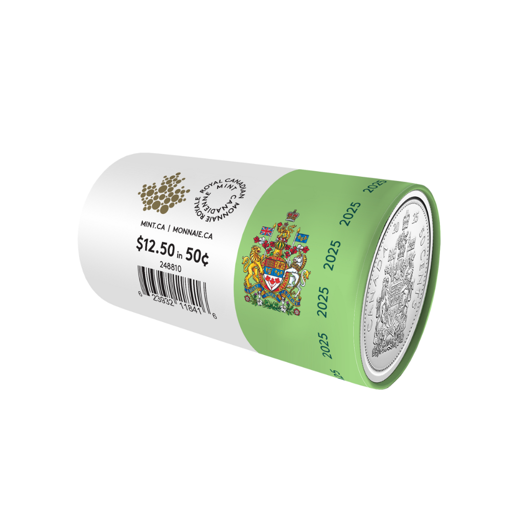 50 Cent Special Wrap Circulation Roll 2025 Canada