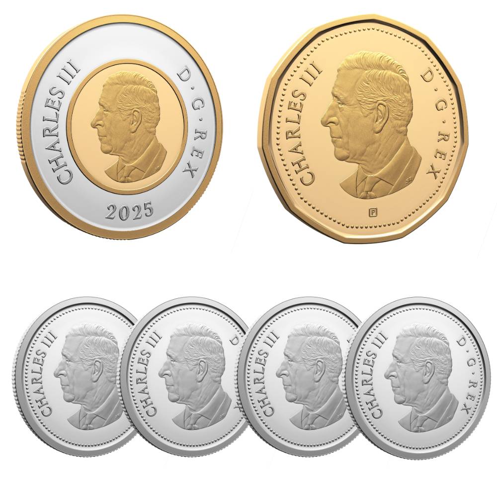 Tomb of the Unknown Soldier (2000-2025) Fine Silver Proof Set Canada 2025 set obverse - Royal Canadian Mint