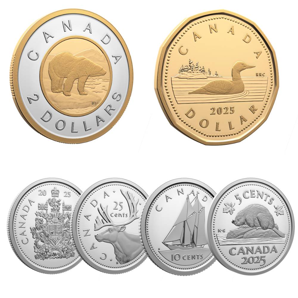 Tomb of the Unknown Soldier (2000-2025) Fine Silver Proof Set Canada 2025 set reverse - Royal Canadian Mint