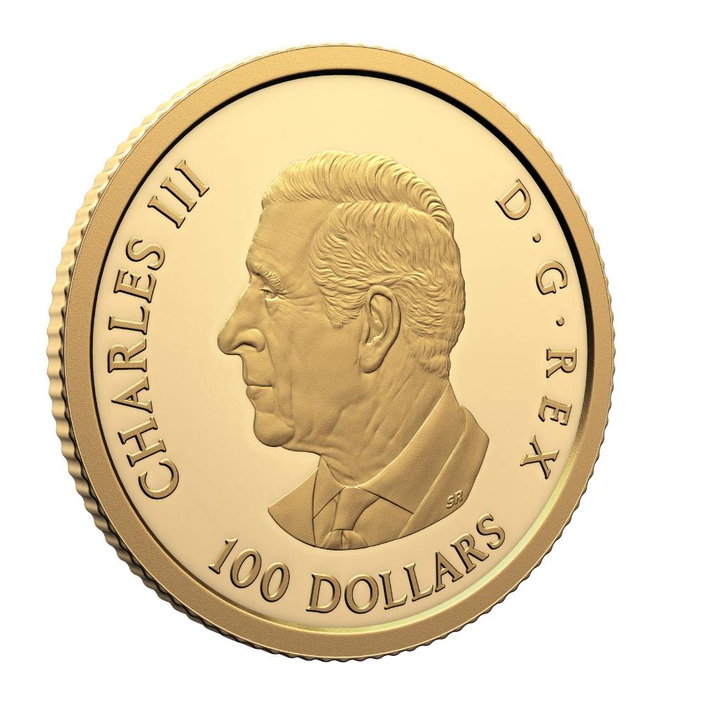 Tomb of the Unknown Soldier Pure Gold Coin (2000–2025) 2025 Canada Obverse oblique - Royal Canadian Mint