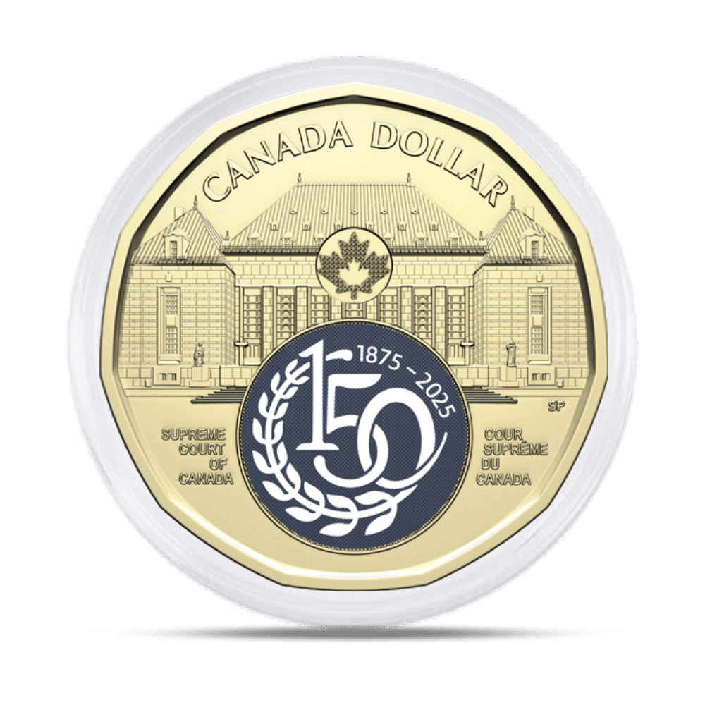 2025 $1 150th Anniversary of the Supreme Court of Canada Special Wrap Roll Box Set