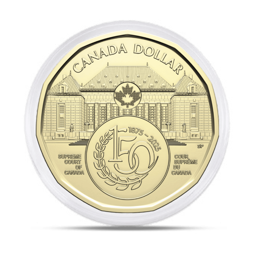 2025 $1 150th Anniversary of the Supreme Court of Canada Special Wrap Roll Box Set