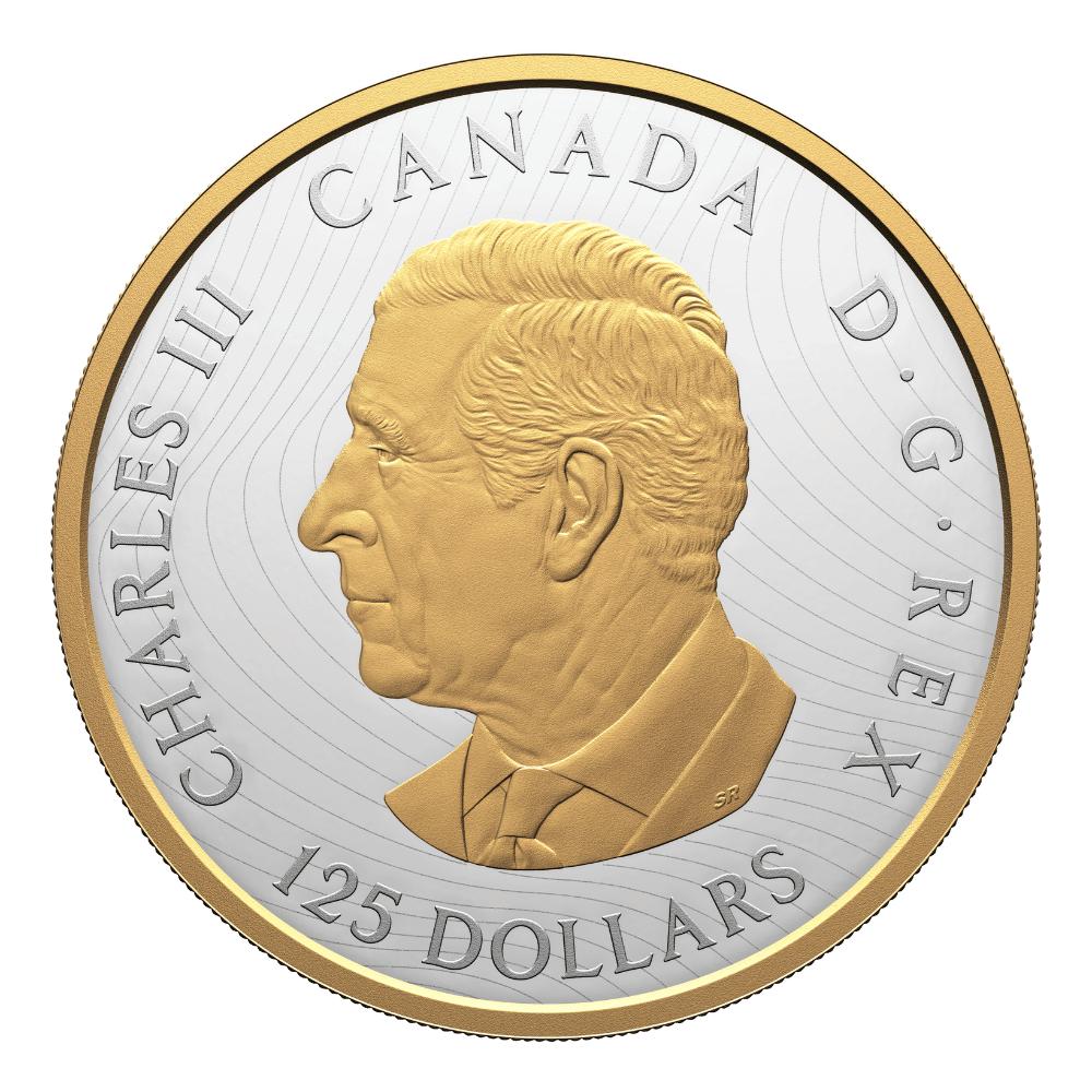 Murano Monarch Butterfly Half Kilo Fine Silver Coin Canada 2025 obverse Royal Canadian Mint