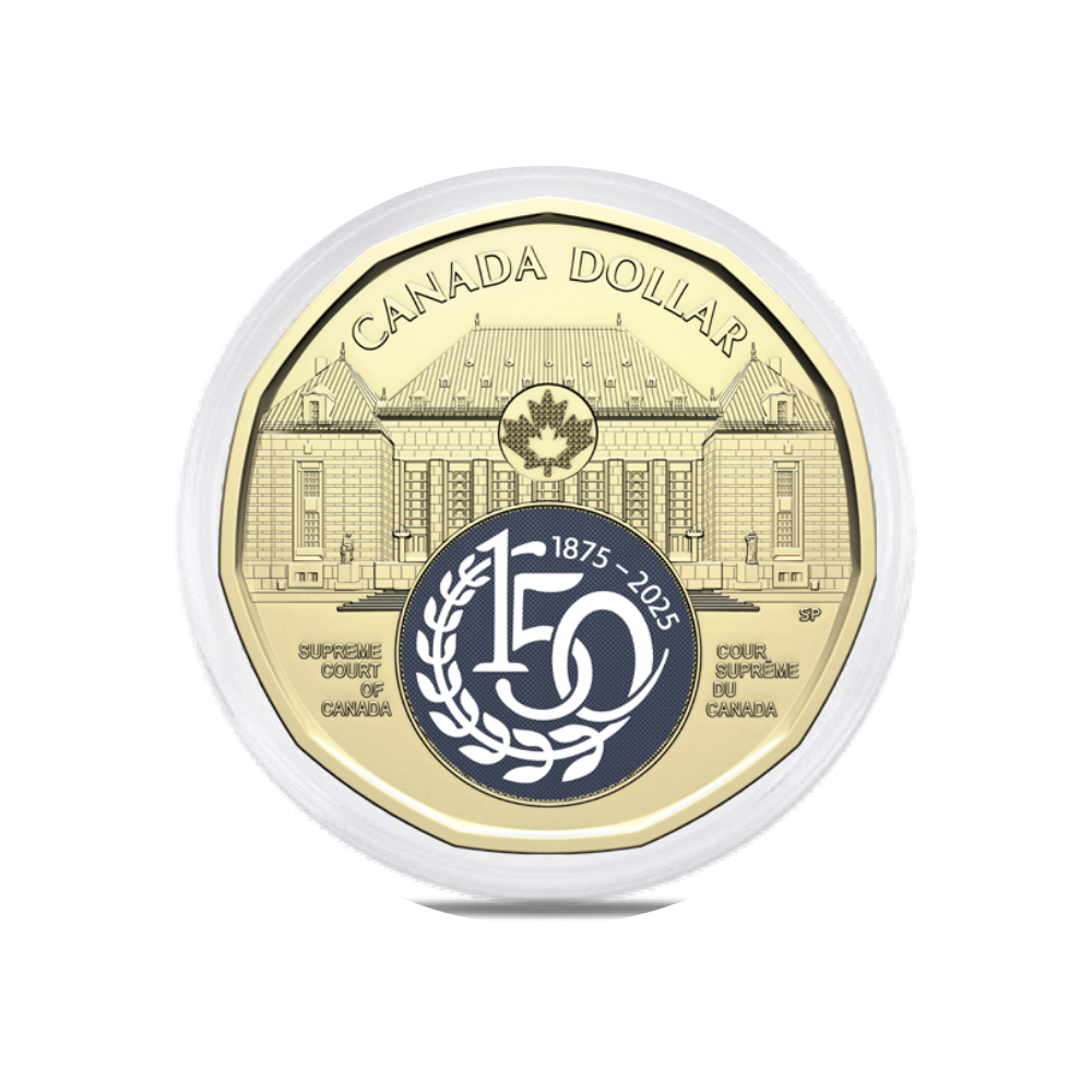 2025 $1 150th Anniversary of the Supreme Court of Canada Special Wrap Roll Box Set