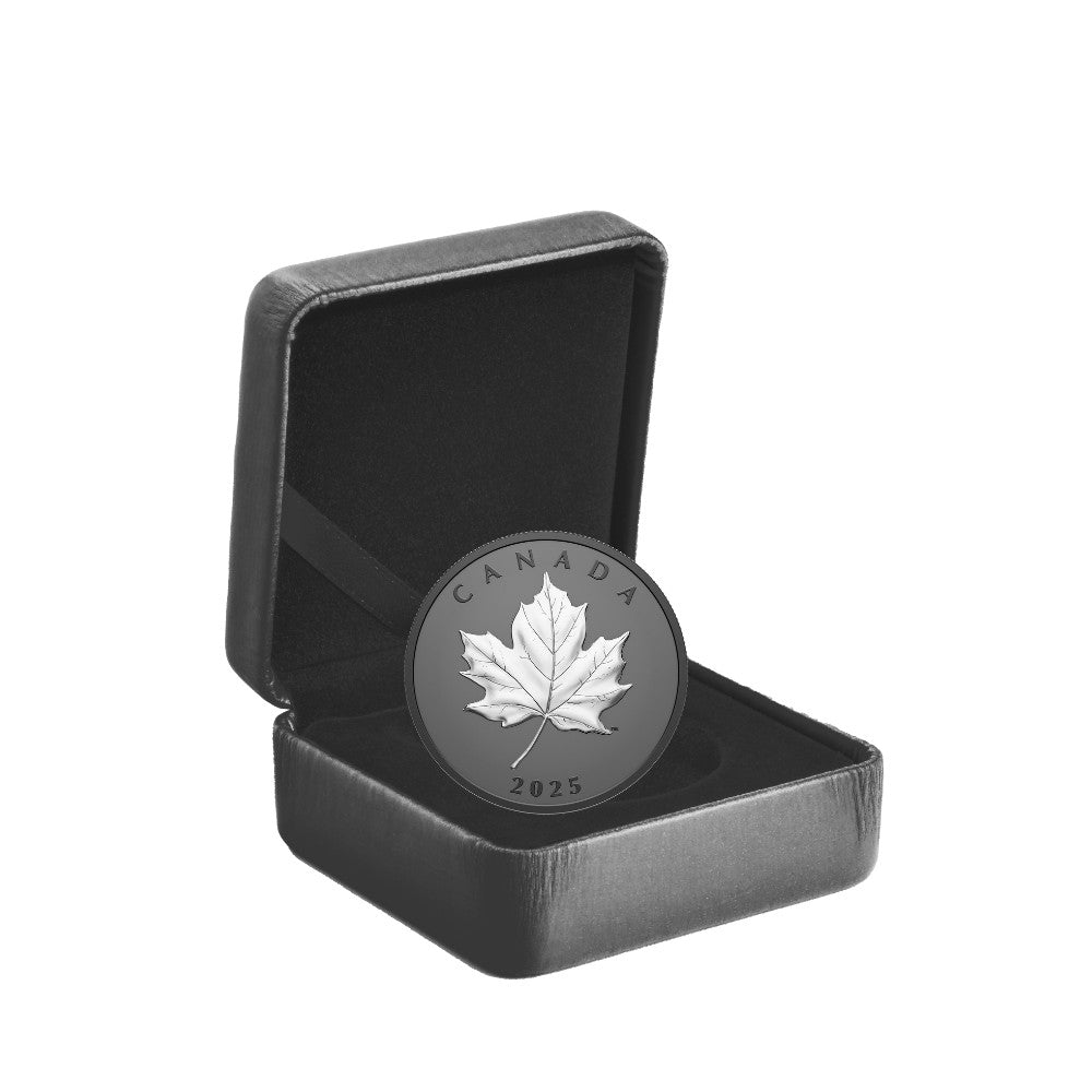 Elegant Maple 1 Oz Fine Silver Coin Canada 2025 Presentation box - Royal Canadian Mint