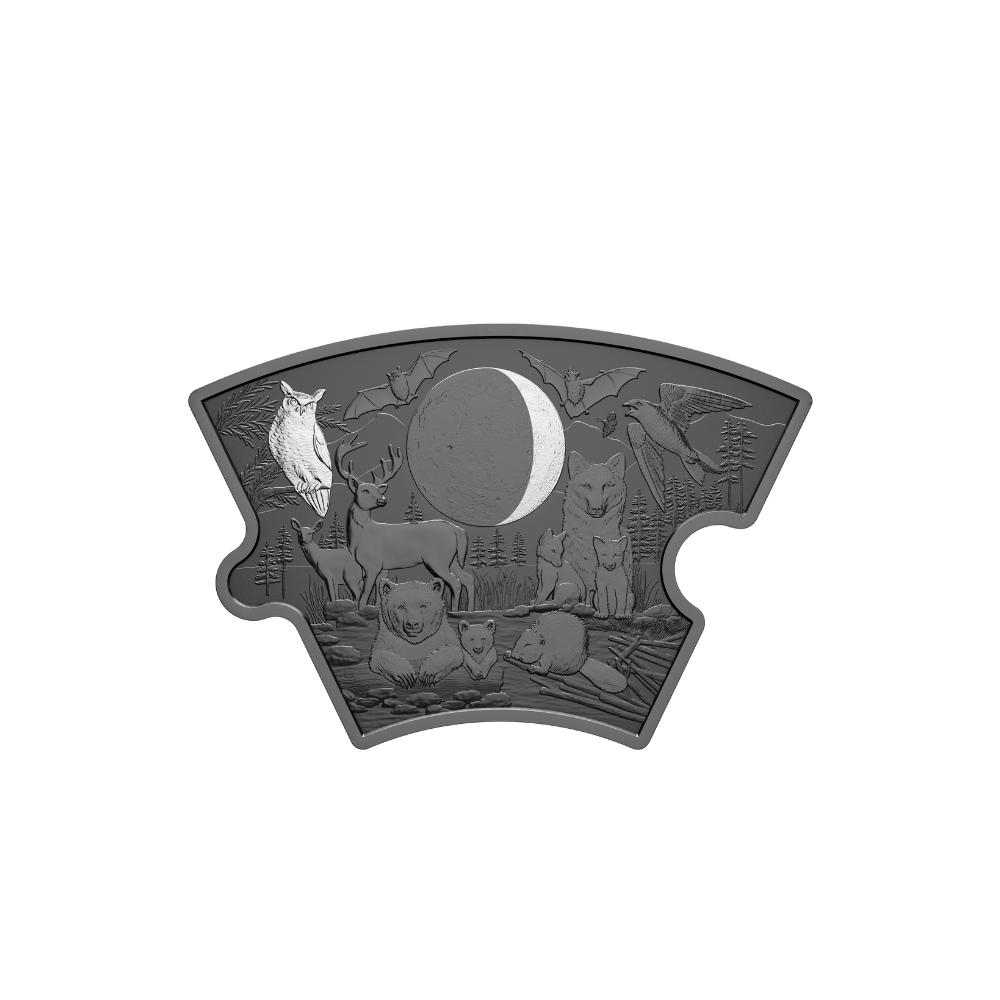 Moon phases Puzzle Coin Set Canada 2025