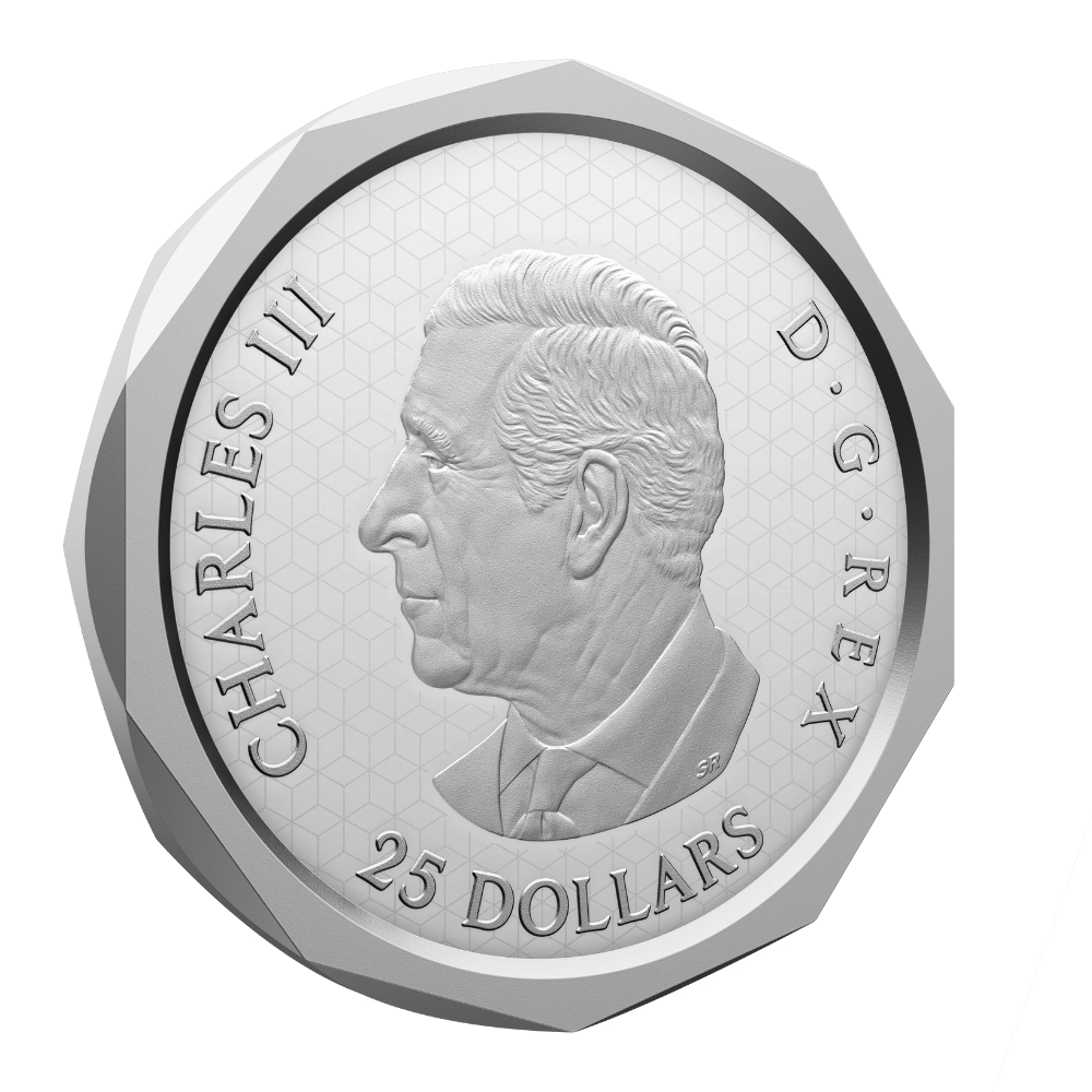 The Calling of an Engineer Fine Silver Coin Canada 2025 obverse oblique - Royal Canadian Mint
