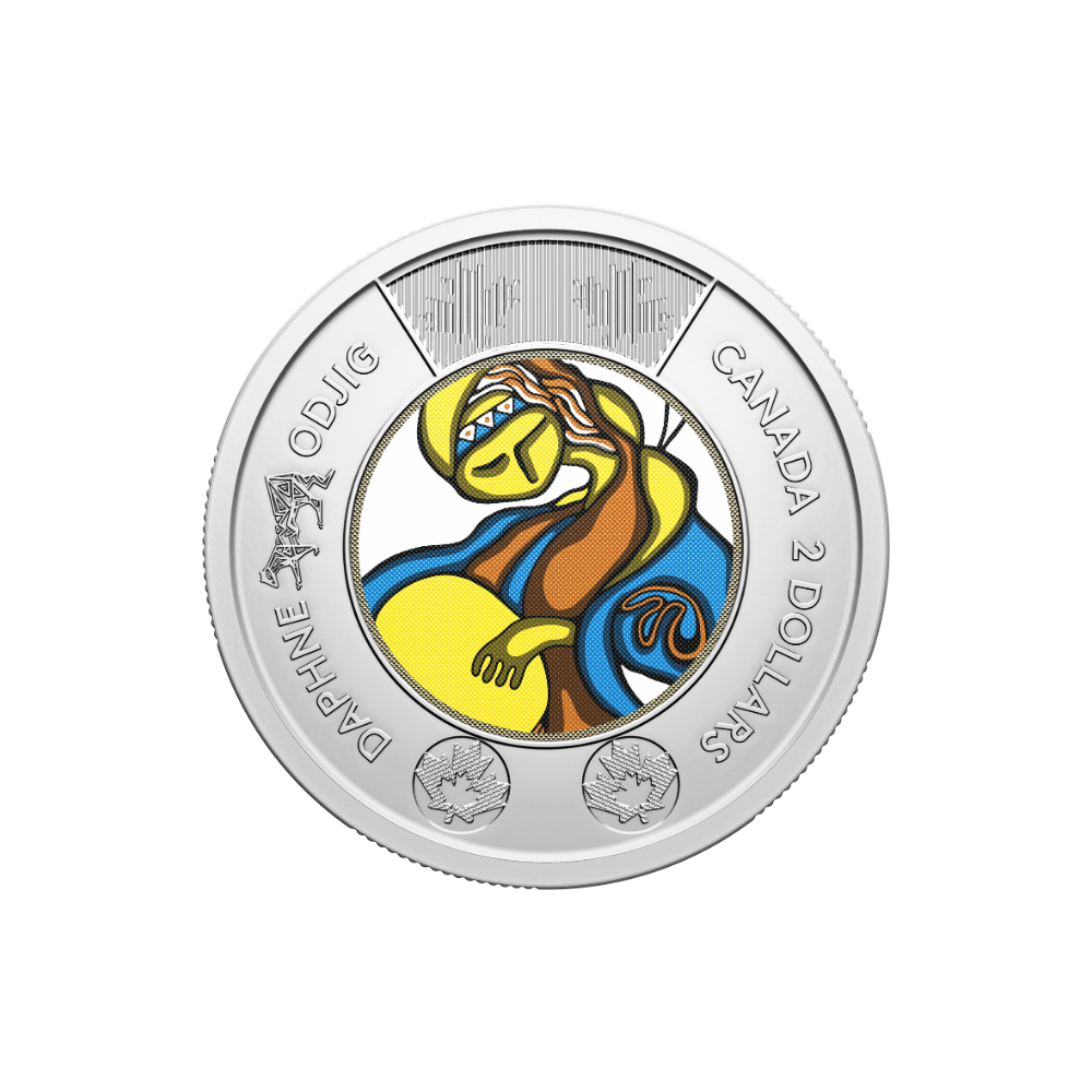 2025 $2 Celebrating the Life and Art of Daphne Odjig Colourized Special Wrap Roll