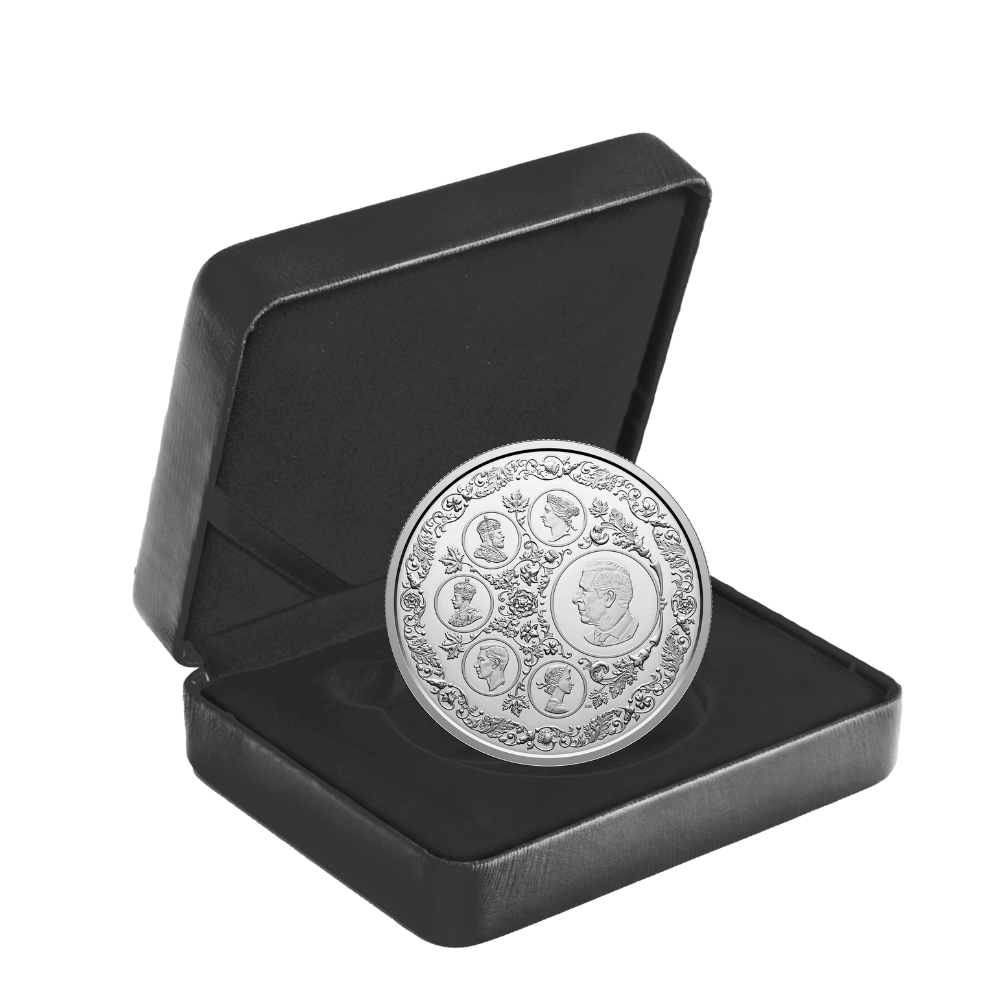 Legacy of the Crown 5 Oz Fine Silver Coin Canada 2025 box Royal Canadian Mint