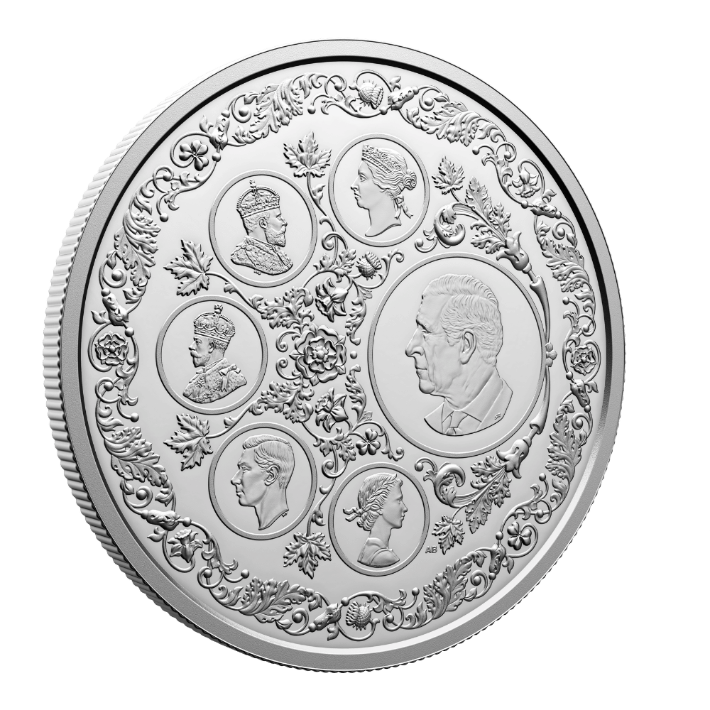 Legacy of the Crown 5 Oz Fine Silver Coin Canada 2025 reverse Royal Canadian Mint