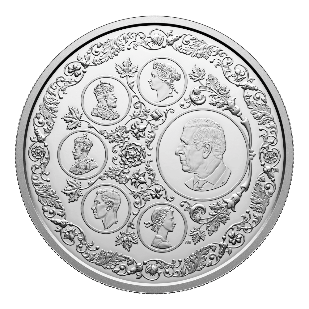 Legacy of the Crown 5 Oz Fine Silver Coin Canada 2025 reverse Royal Canadian Mint