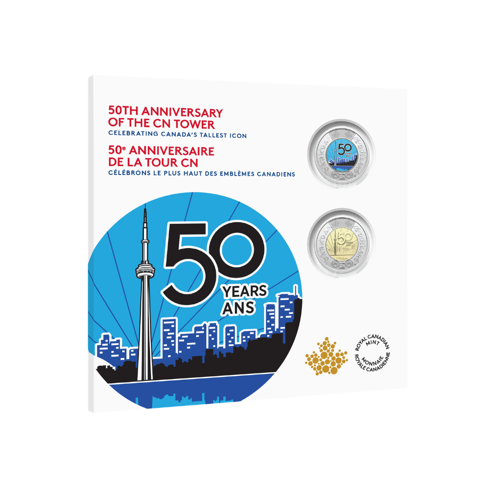 2026 Commemorative Collector Keepsake Card 50th Anniversary of the CN Tower Royal Canadian Mint