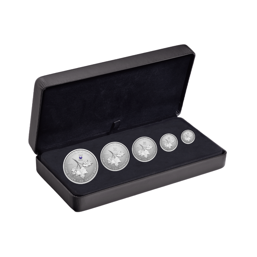 Fine Silver Fractional Set Commemorate the 100ᵗʰ Birthday of Queen Elizabeth II 2026 Royal Canadian Mint