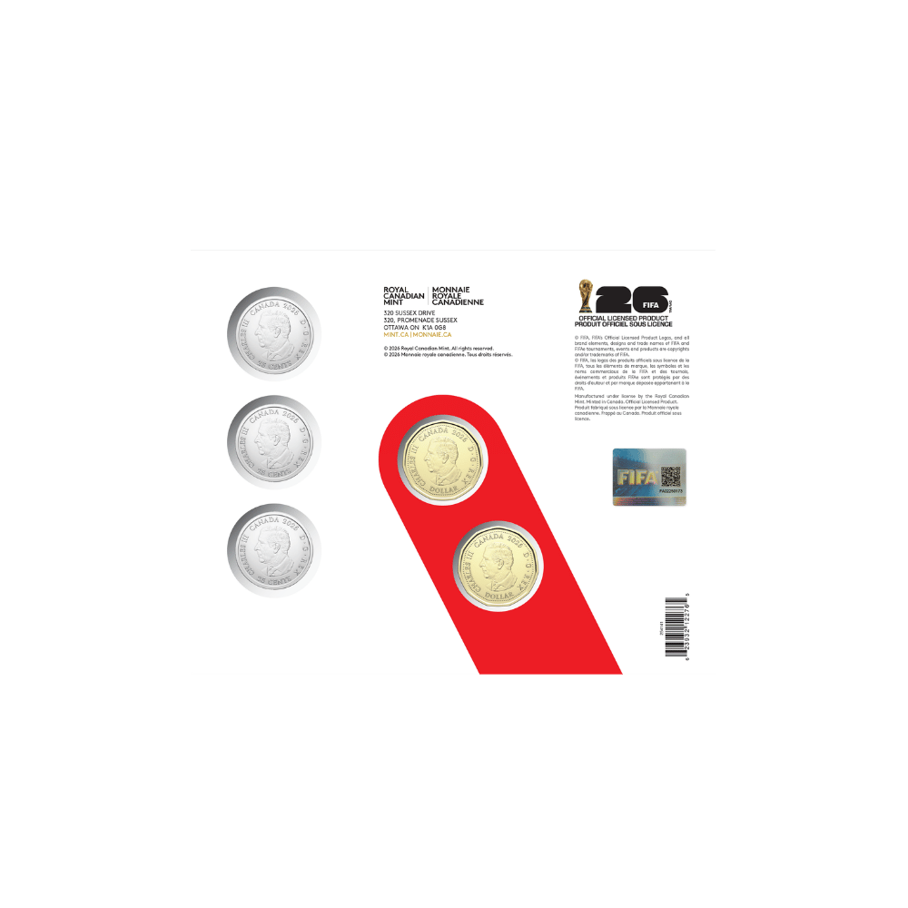 2026 Five-Coin Set – FIFA World Cup 2026ᵀᴹ