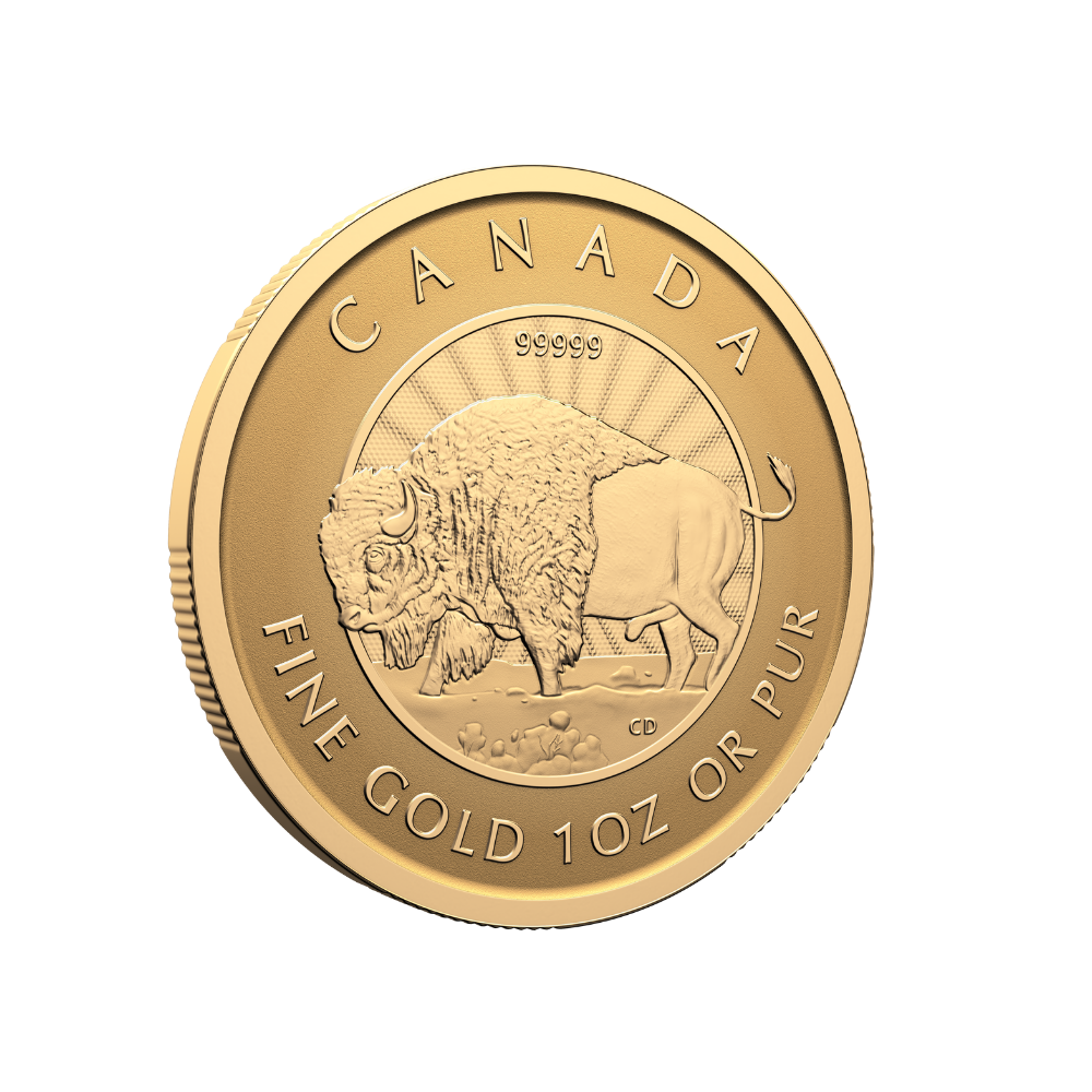 2026 Our Purest Bison 1 Oz 99.999% Pure Gold Coin (Premium Bullion) ROYAL CANADIAN MINT