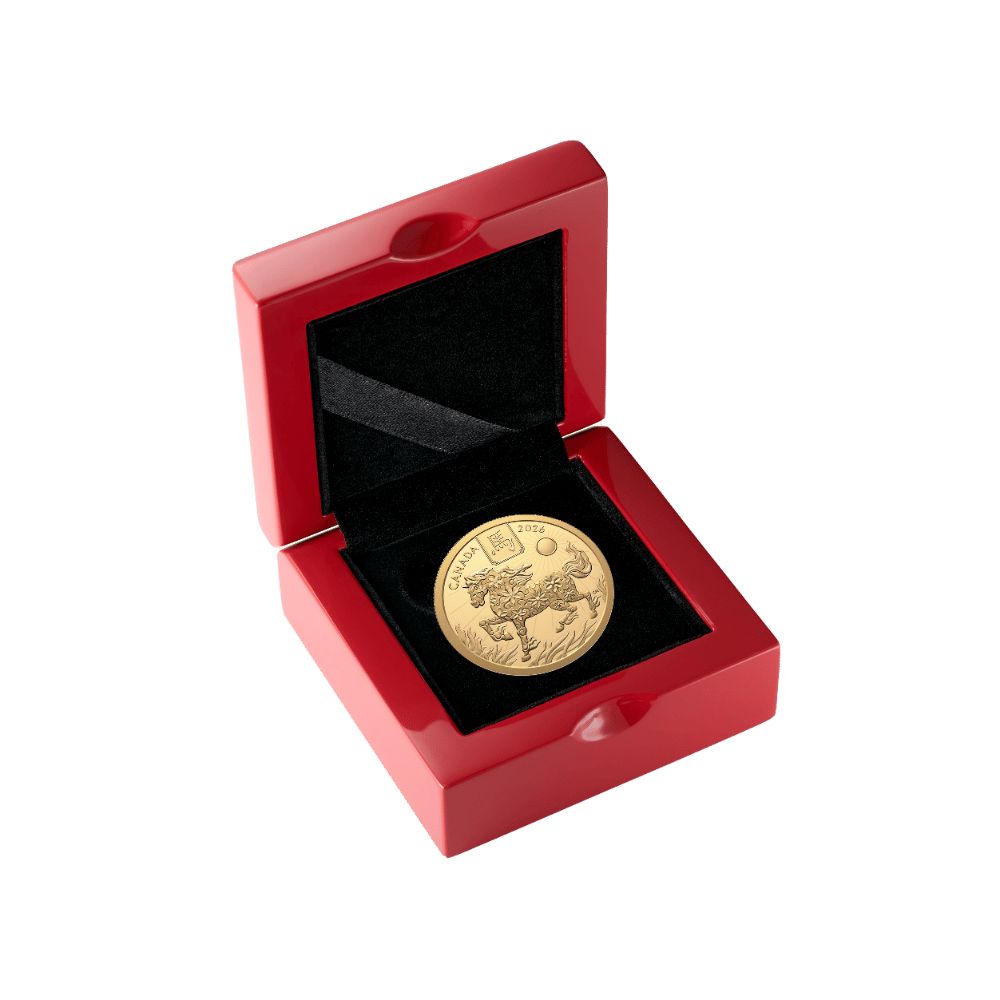 Lunar Year of the Horse Pure Gold Coin 2026 Royal Canadian Mint