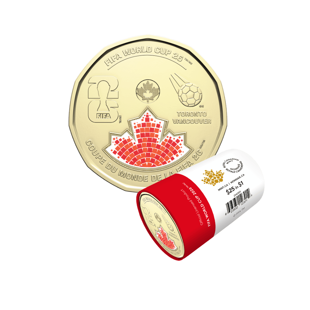 2026 $1 FIFA World Cup 2026ᵀᴹ Colourized Special Wrap Roll