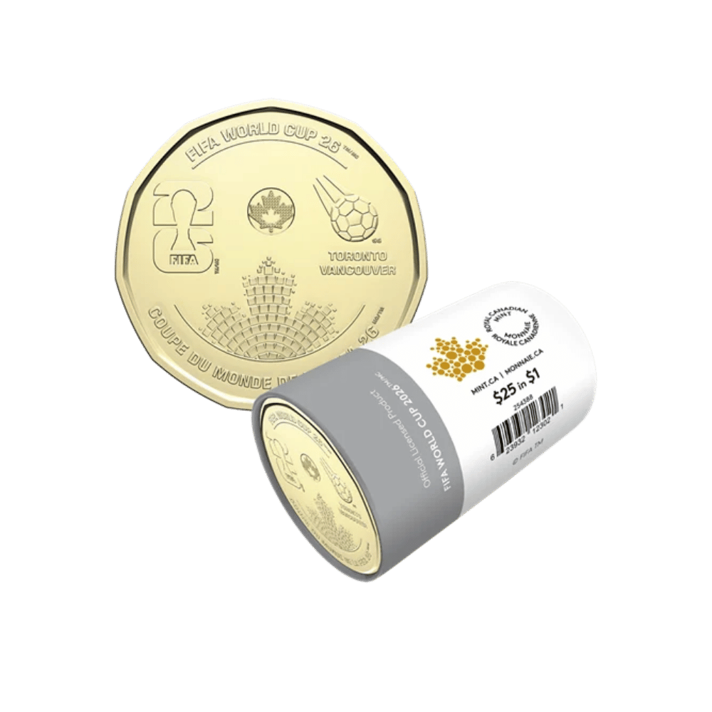 2026 $1 FIFA World Cup 2026ᵀᴹ Non-colourized Special Wrap Roll