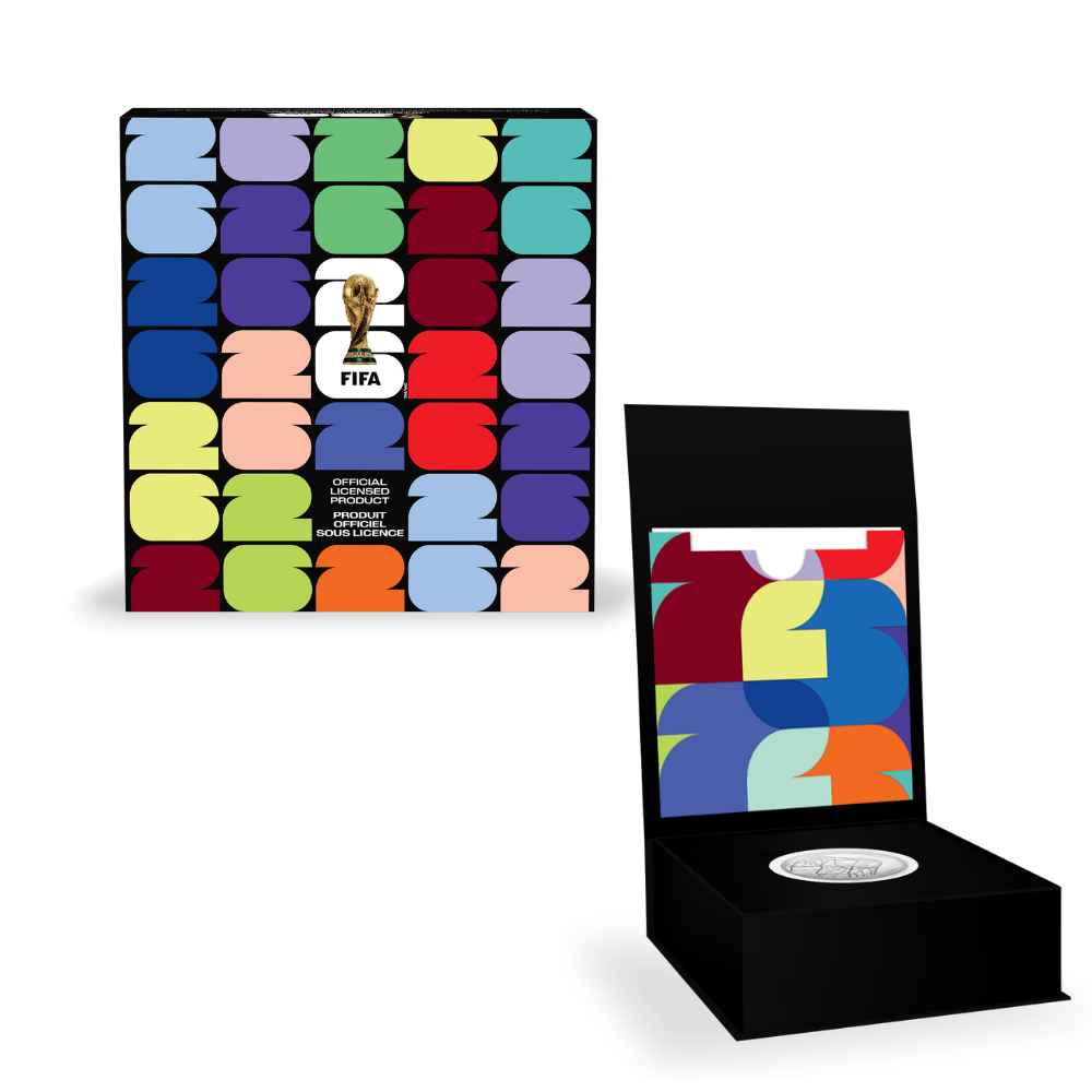 FIFA World Cup 2026ᵀᴹ The Winning Goal 1 Oz Fine Silver Coin Canada 2026 Royal Canadian Mint