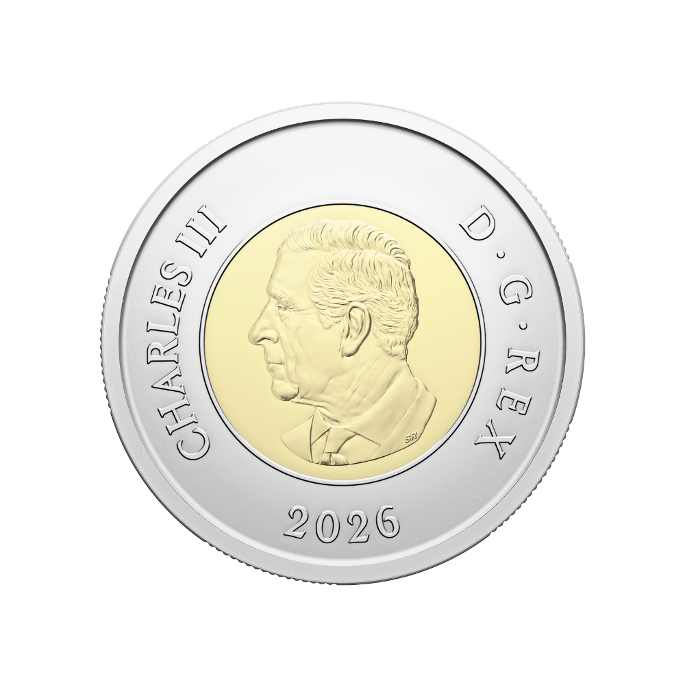 2026 $2 50th Anniversary of the CN Tower Non-colourized Special Wrap Roll