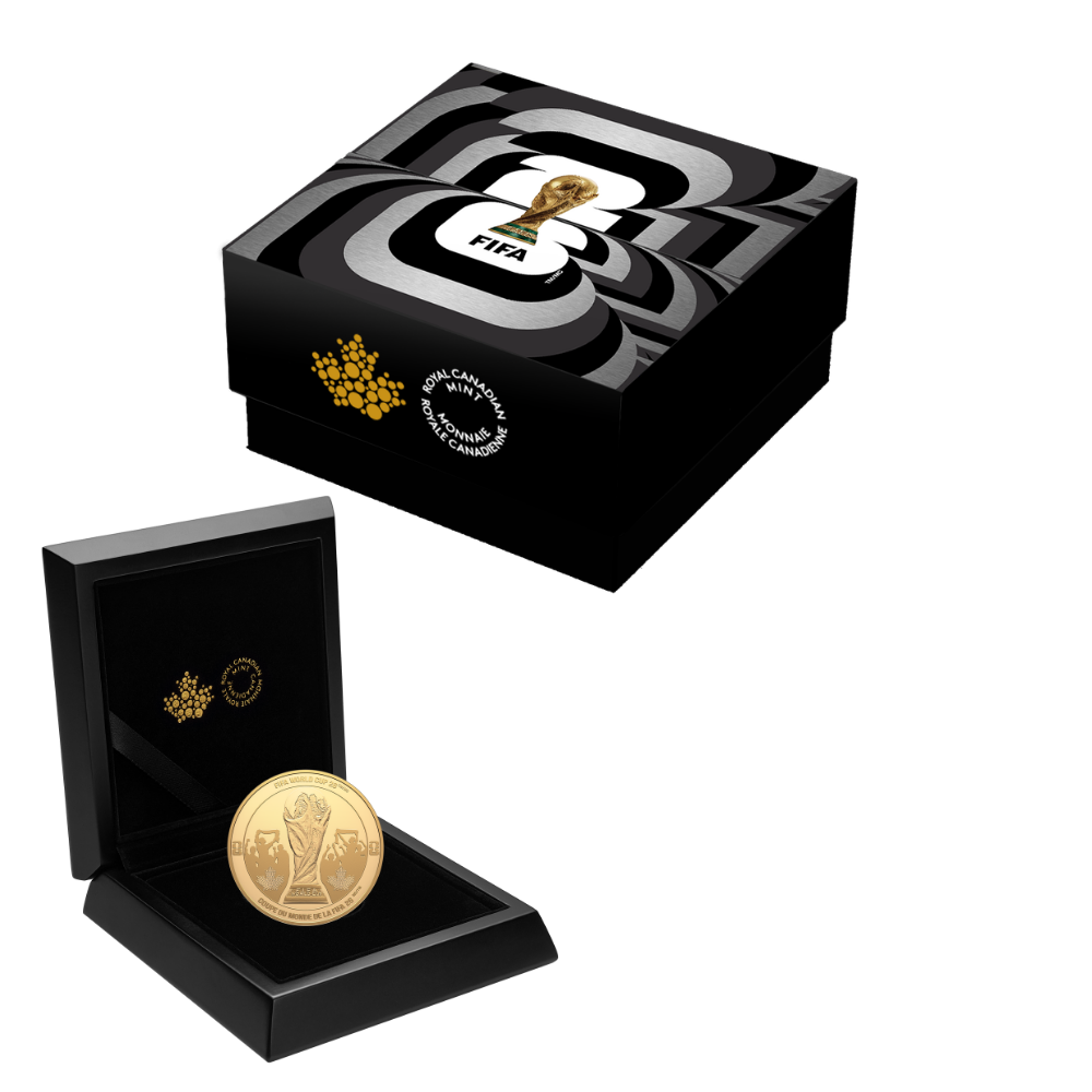 FIFA World Cup 2026ᵀᴹ Celebration 5 Oz Pure Gold Coin Canada 2026 - Royal Canadian Mint