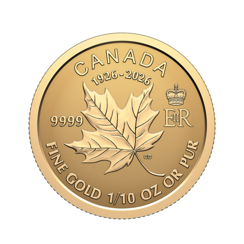 Pure Gold Fractional Set Commemorate the 100th Birthday of Queen Elizabeth II 2026 Royal Canadian Mint