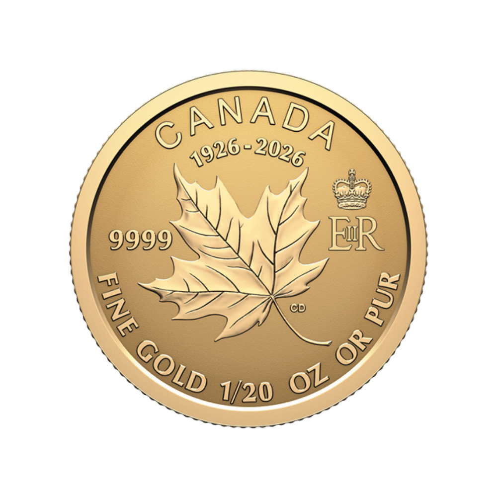 Pure Gold Fractional Set Commemorate the 100th Birthday of Queen Elizabeth II 2026 Royal Canadian Mint